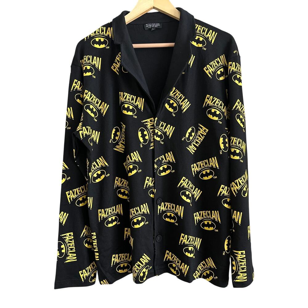 FaZeClan Batman‎ Men's Lounge Top - Size Large - NWOT